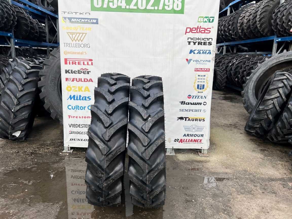 Anvelope noi cu 8 pliuri marca OZKA 12.4-28 pentru tractor spate