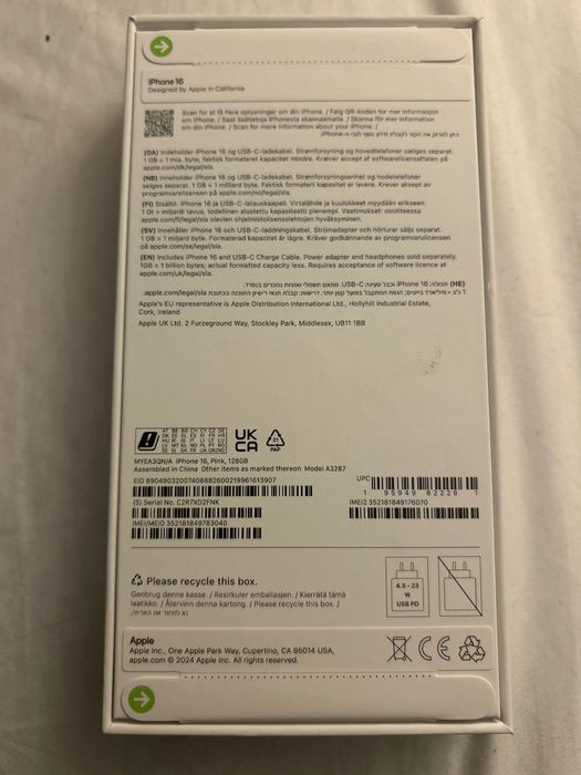 iPhone ROSE 128gb Неотварян