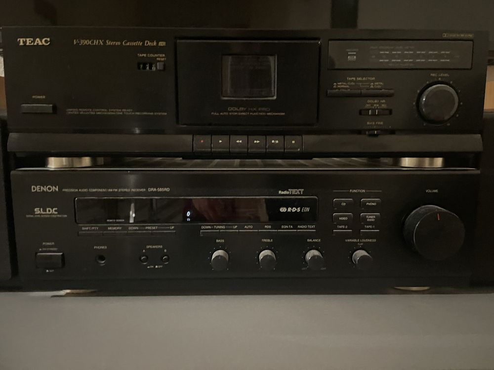 Ресивър Denon и Дек Teac
