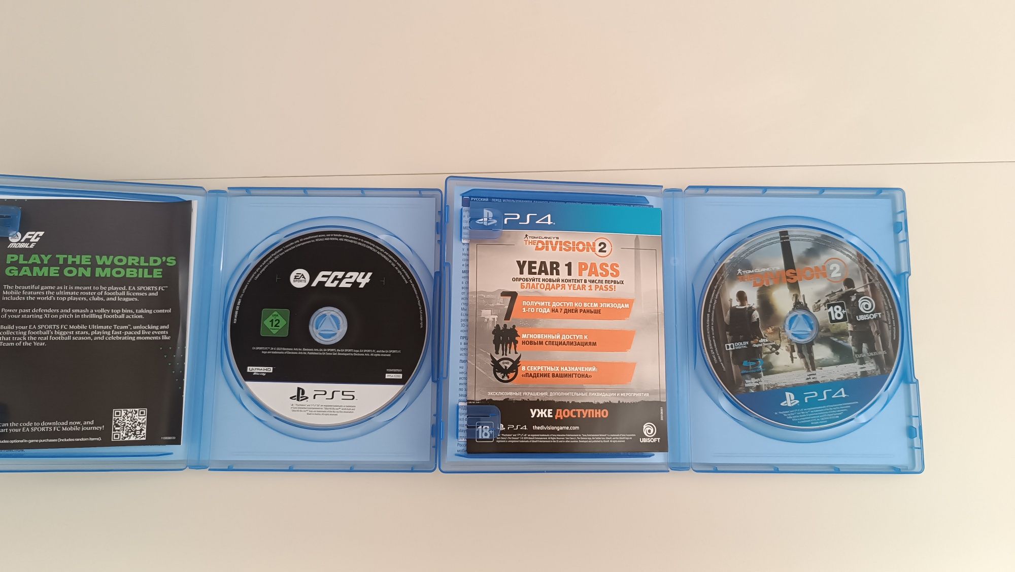 Продам две игры на приставку пс 5