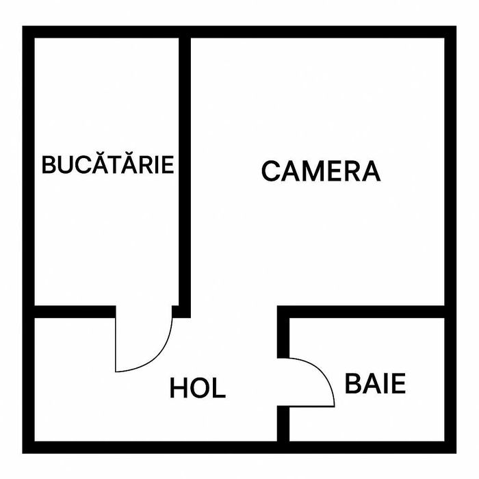 Apartament cu o camera 31 mp decomandat Et 1 Iosia de vanzare