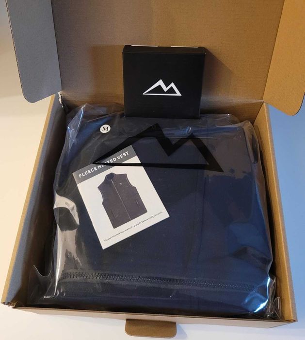 Дамска отопляема жилетка, батерия 10000 mAh, 6 зони, 3 степени, S