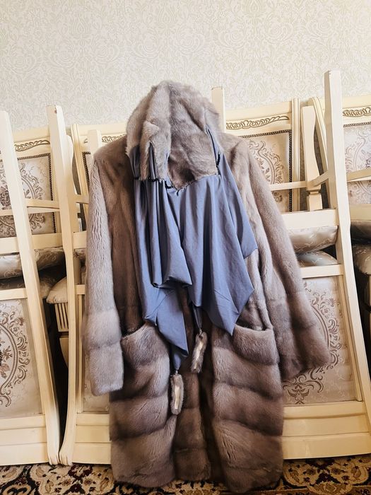 Женская норковая шуба