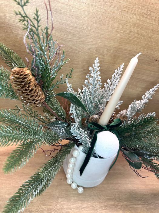 Ръчно изработени Коледни кадифени кутии