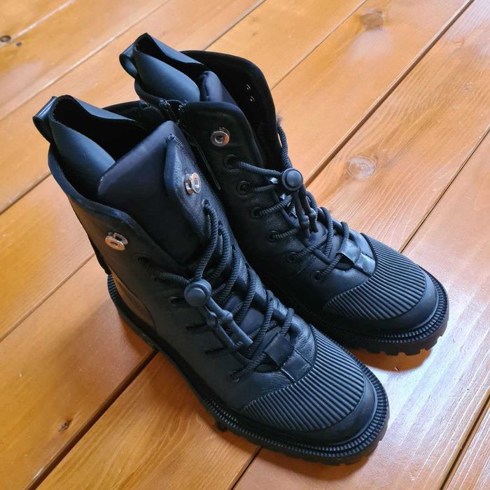 Ghete femei piele Il Passo Negru Ashly mărime 40