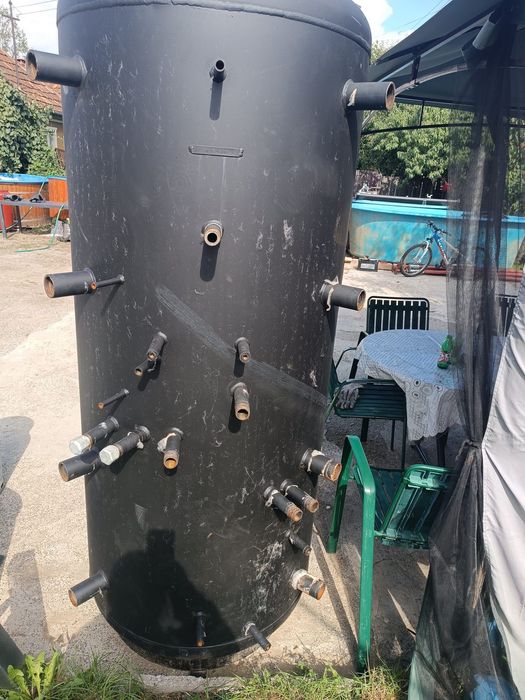Puffer 1000 L , 2 serpentine și boiler