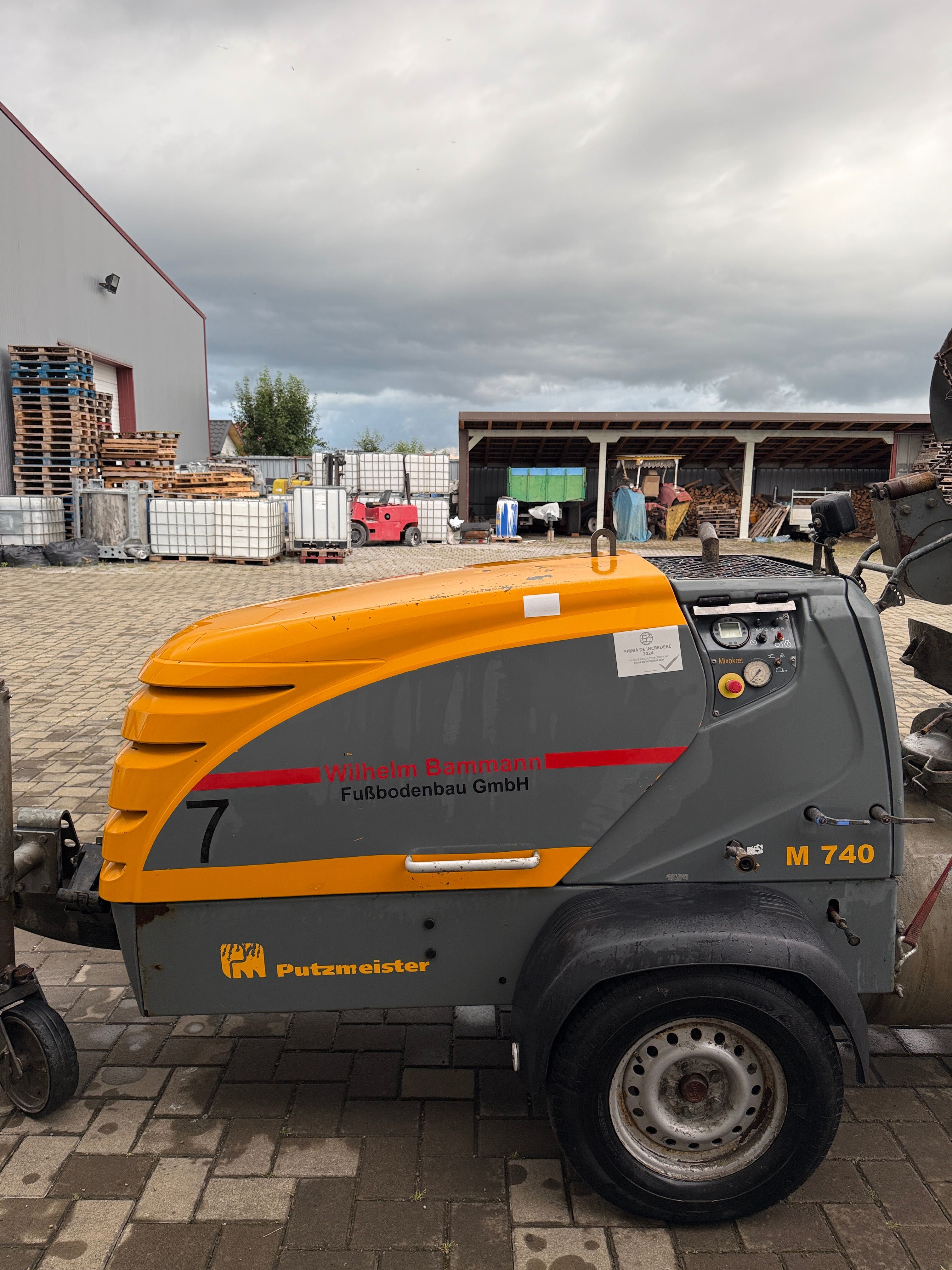 Pompa de Sapa Putzmeister M740 DBS 2019 TVA inclus