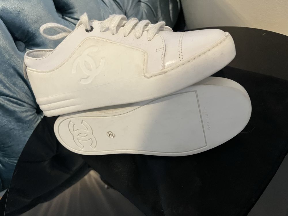 Adidasi Chanel 36, piele naturala