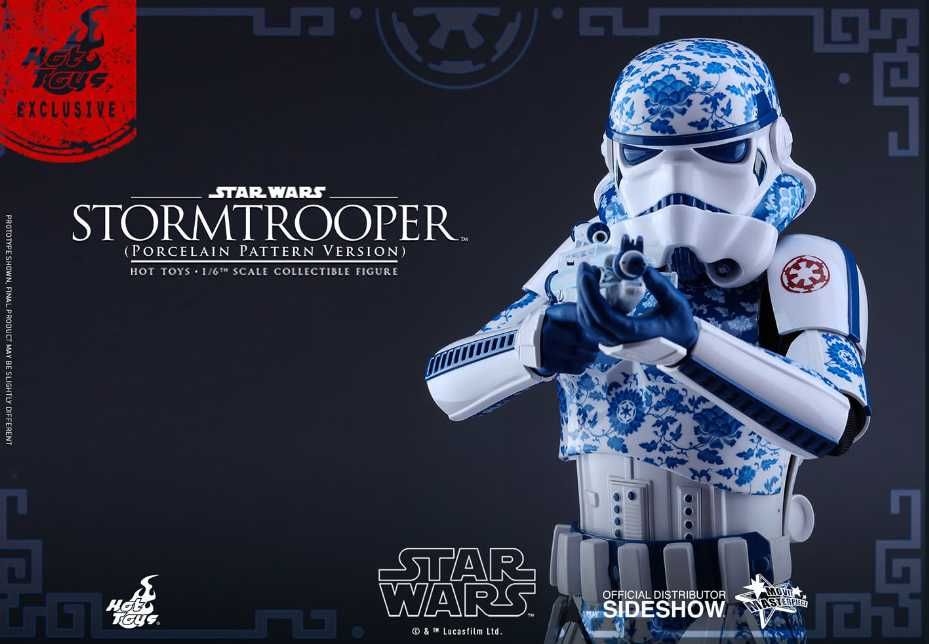 Stormtrooper Porcelain Pattern Version 1/6 Scale by Hot Toys