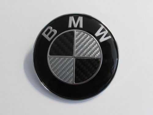 Emblema Volan Logo BMW Capota Portbagaj CARBON E30 E36 E39 E60 E61 E87