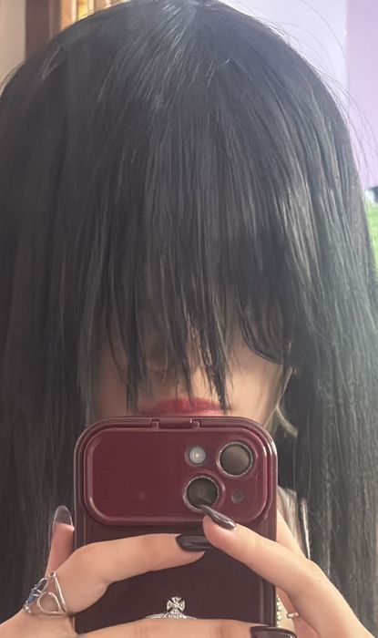 Парик черный новый