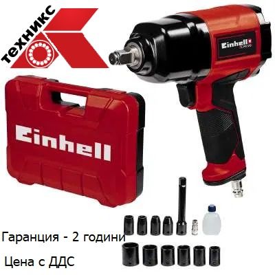 Пневматичен ударен гайковерт Einhell TC-PW 610 / 142 л/мин., 6,3 bar,