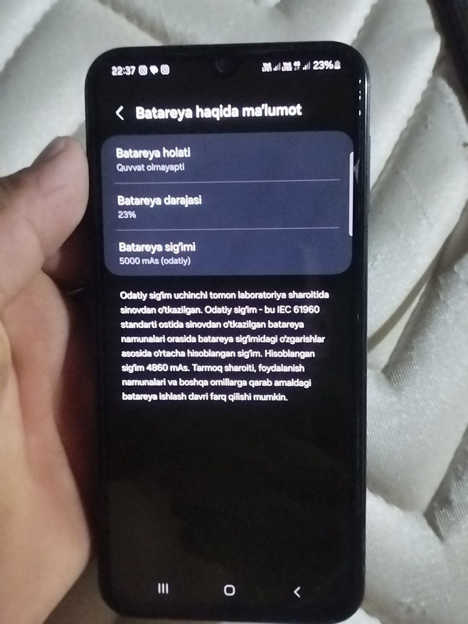 Samsung A24 sotiladi holati  yaxshi