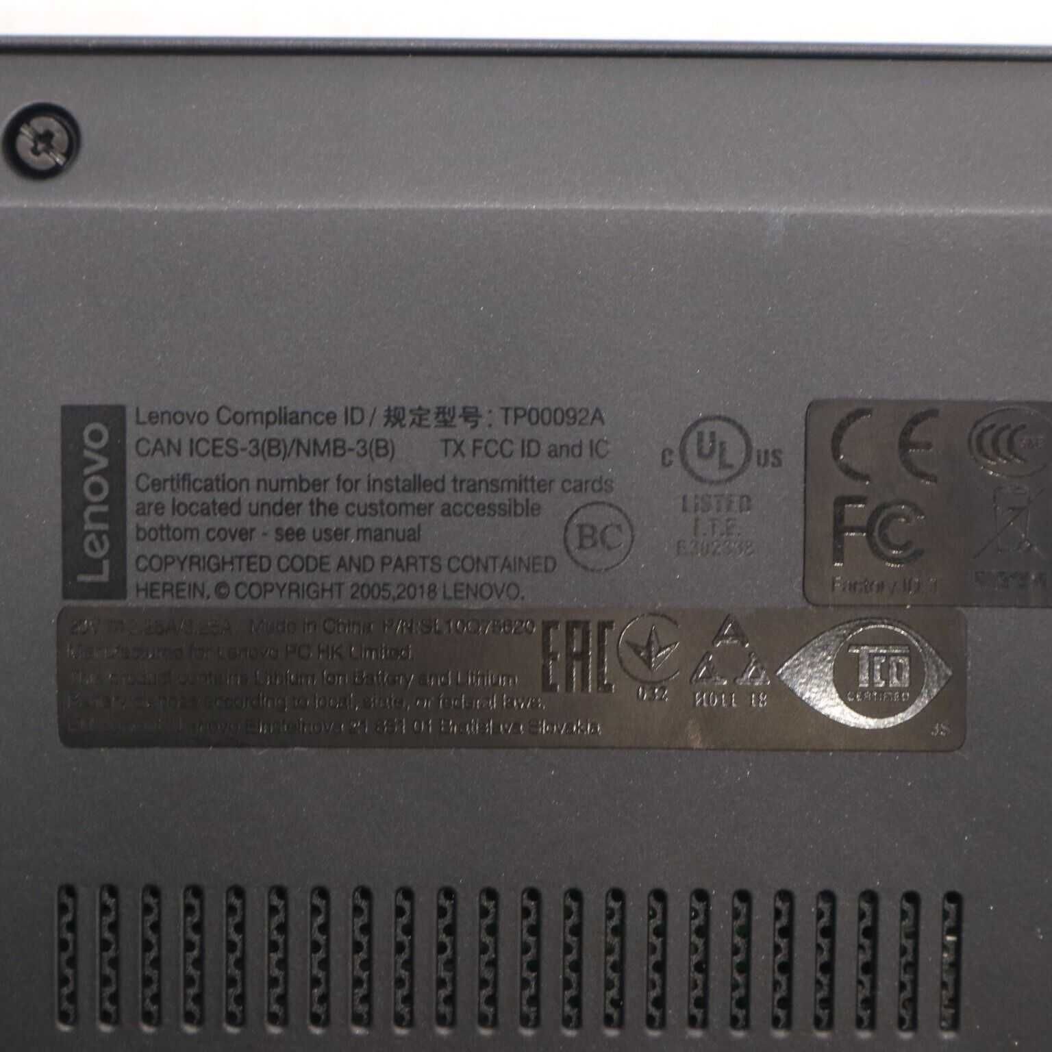Лаптоп Lenovo T480S I7-8650U 16GB 512GB SSD ТЪЧСКРИЙН WINDOWS 10 / 11