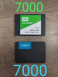 Жесткий диск WD Western Digital Toshiba 120GB 250GB 500GB SSD CRUCIAL