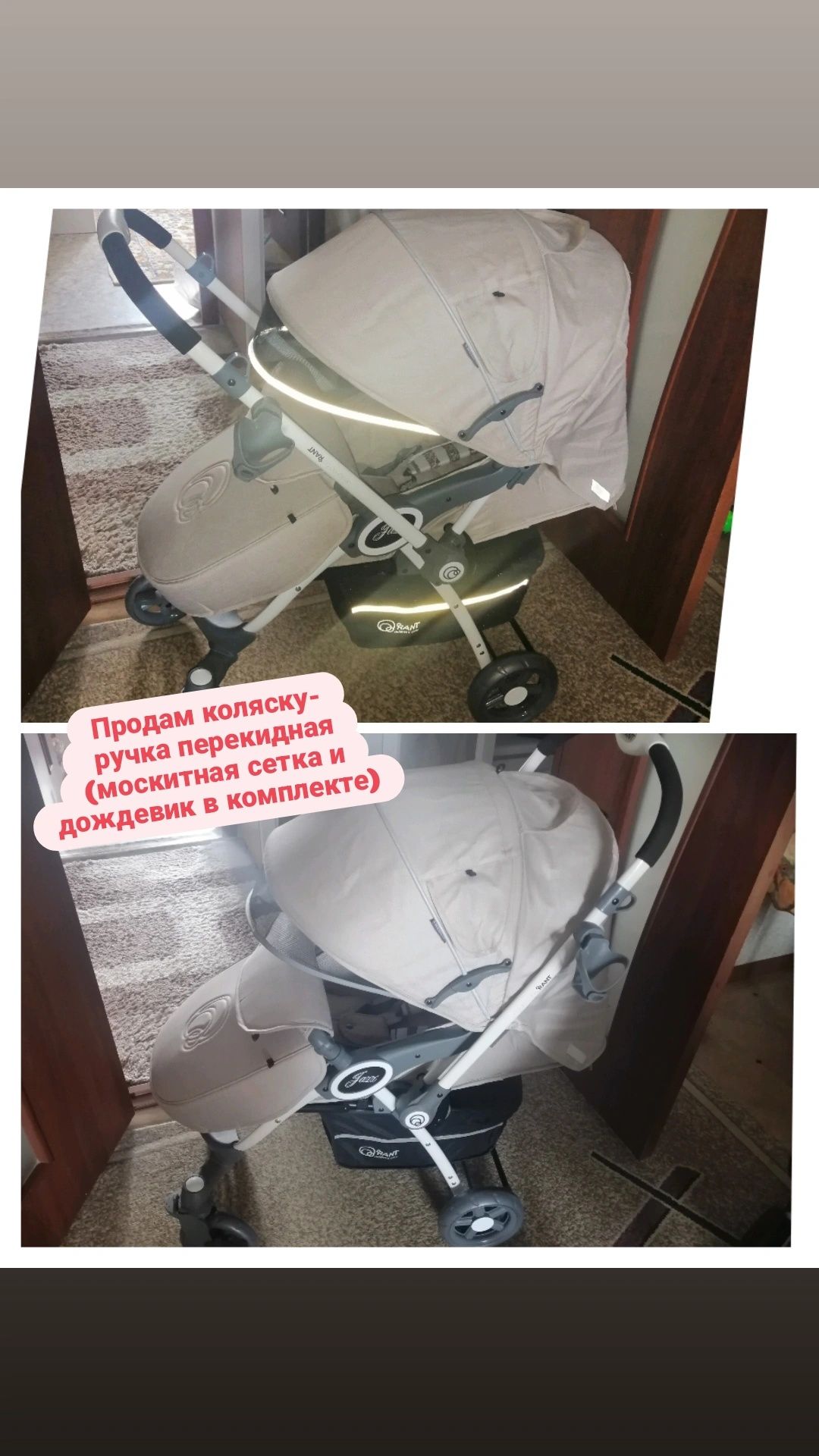 Коляска RANT с перекидной ручкой
