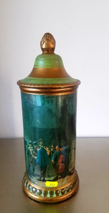 Cutie veche din lemn pentru bijuterii