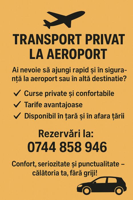 Transport privat aeroport