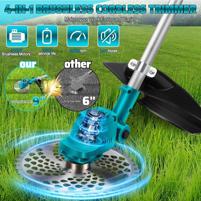 Trimmer electric pe acumulatori