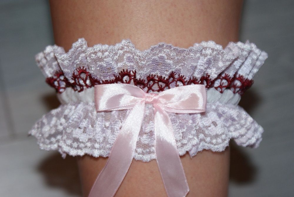 Jartiera mireasa NOUA hand made 100% in Romania Bridal garter