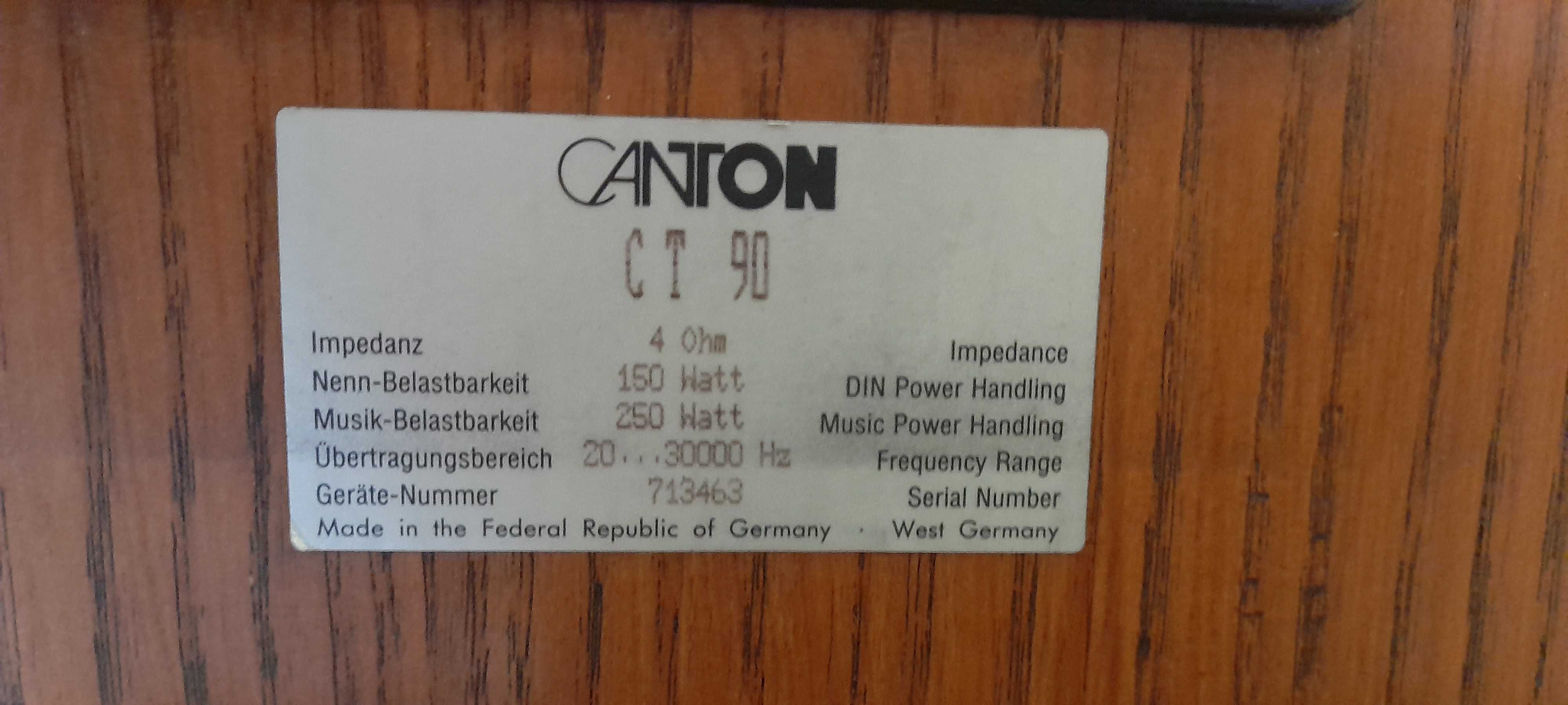 Тонколони Canton CT 90