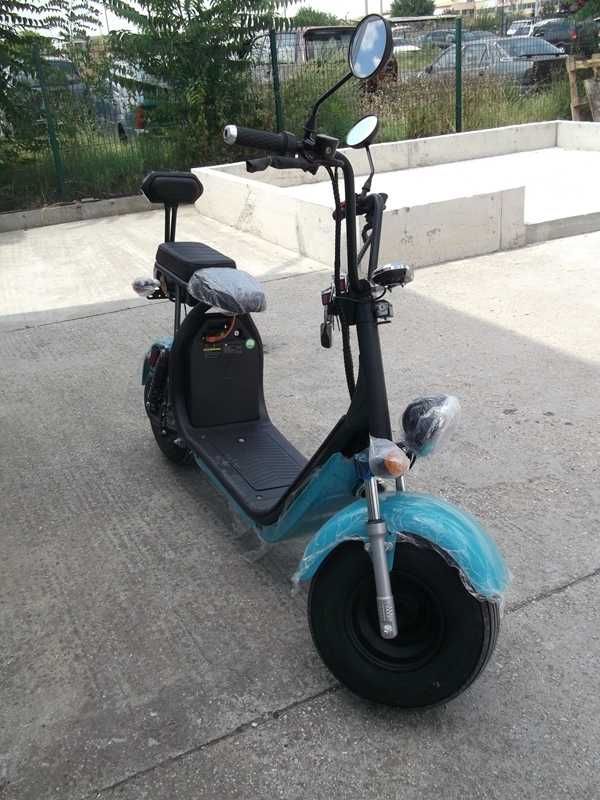 Електрически скутер тип чопър 1500W с двойна седалка с регистрация