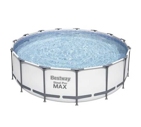 Piscina Copii Rotunda Cadru Metal 457x122cm SET Complet TrasGRATUIT CJ
