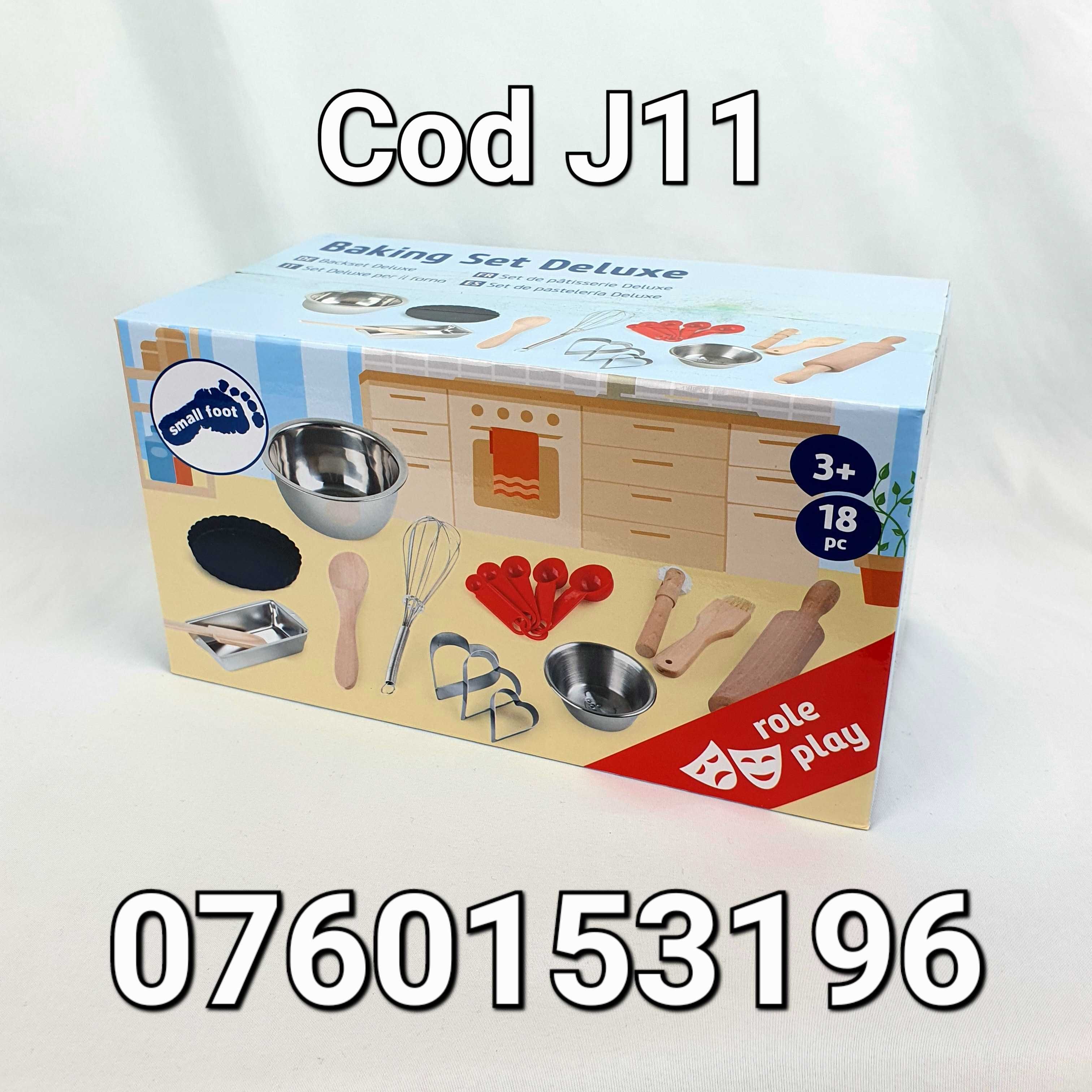 Set 18 accesorii pentru gatit de jucarie Deluxe Pentru Copii-J11