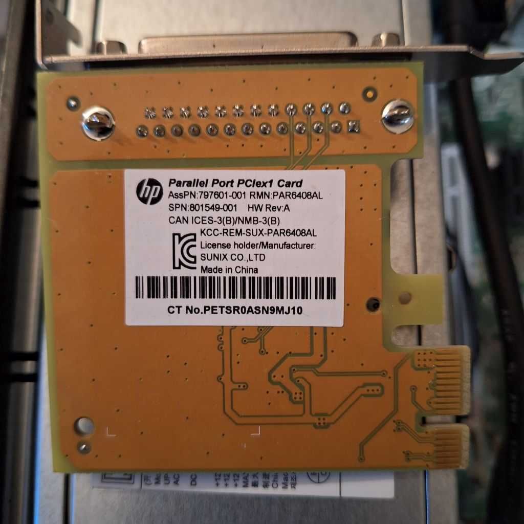 placa port paralel LPT pe Pci expres, IEEE 1284