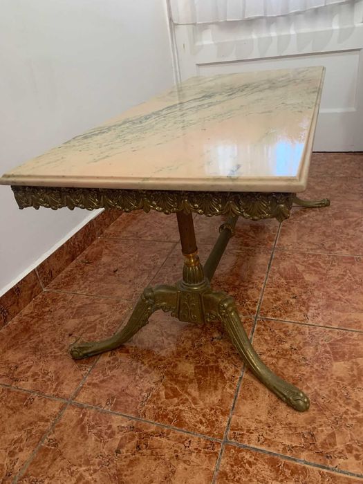 Masa decor bronz marmura