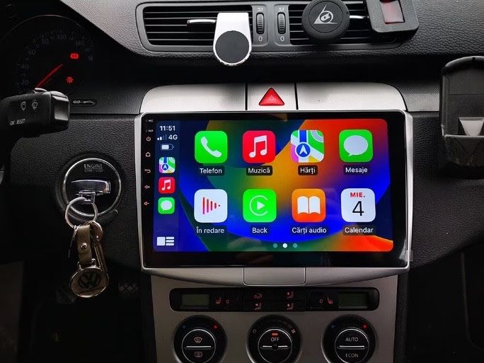 2 GB RAM +64GB Navigație 10 INCH Android 13 VW Passat B6 B7 CC CarPlay