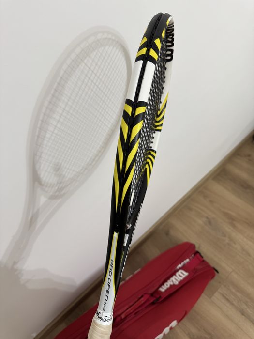Racheta tenis Wilson x2 pro Open 299g si Geanta Wilson tour