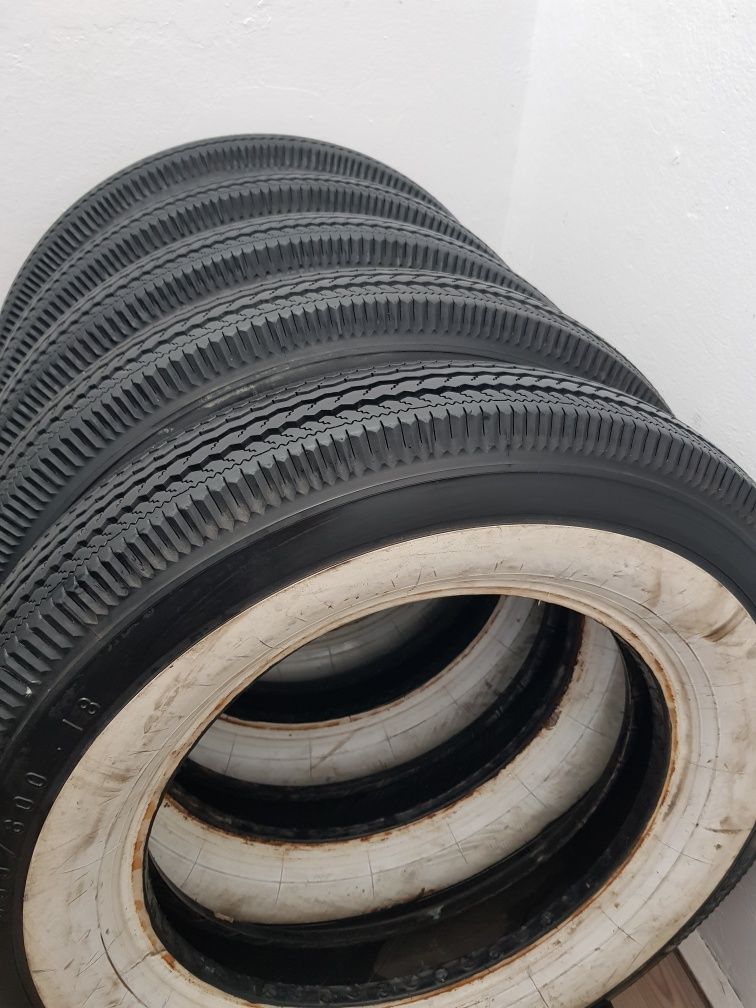 5 x Anvelope auto retro 550 / 600 18 Michelin