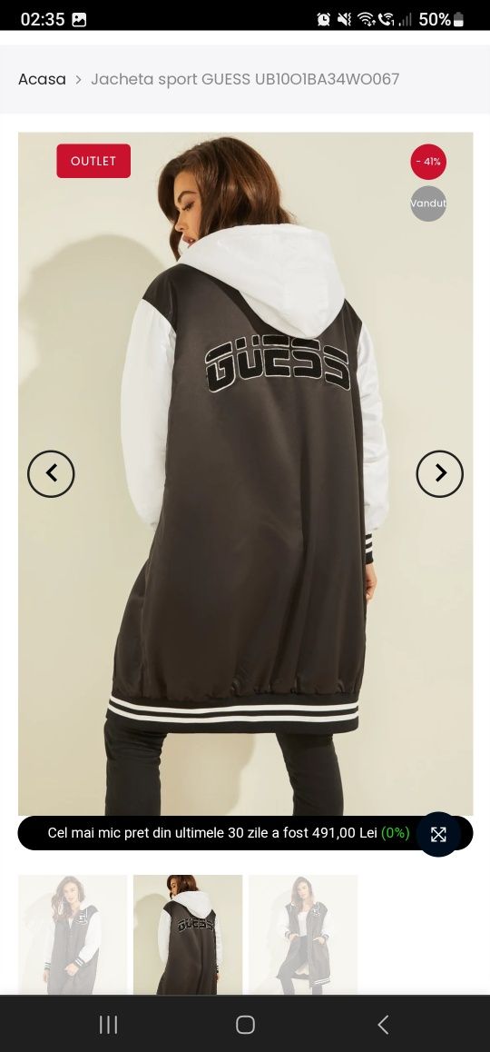 Geaca Guess impecabila