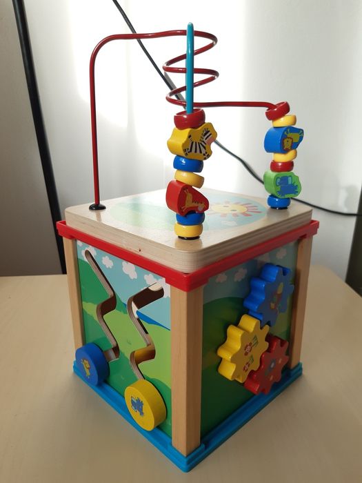 Лот дървени бебешки играчки