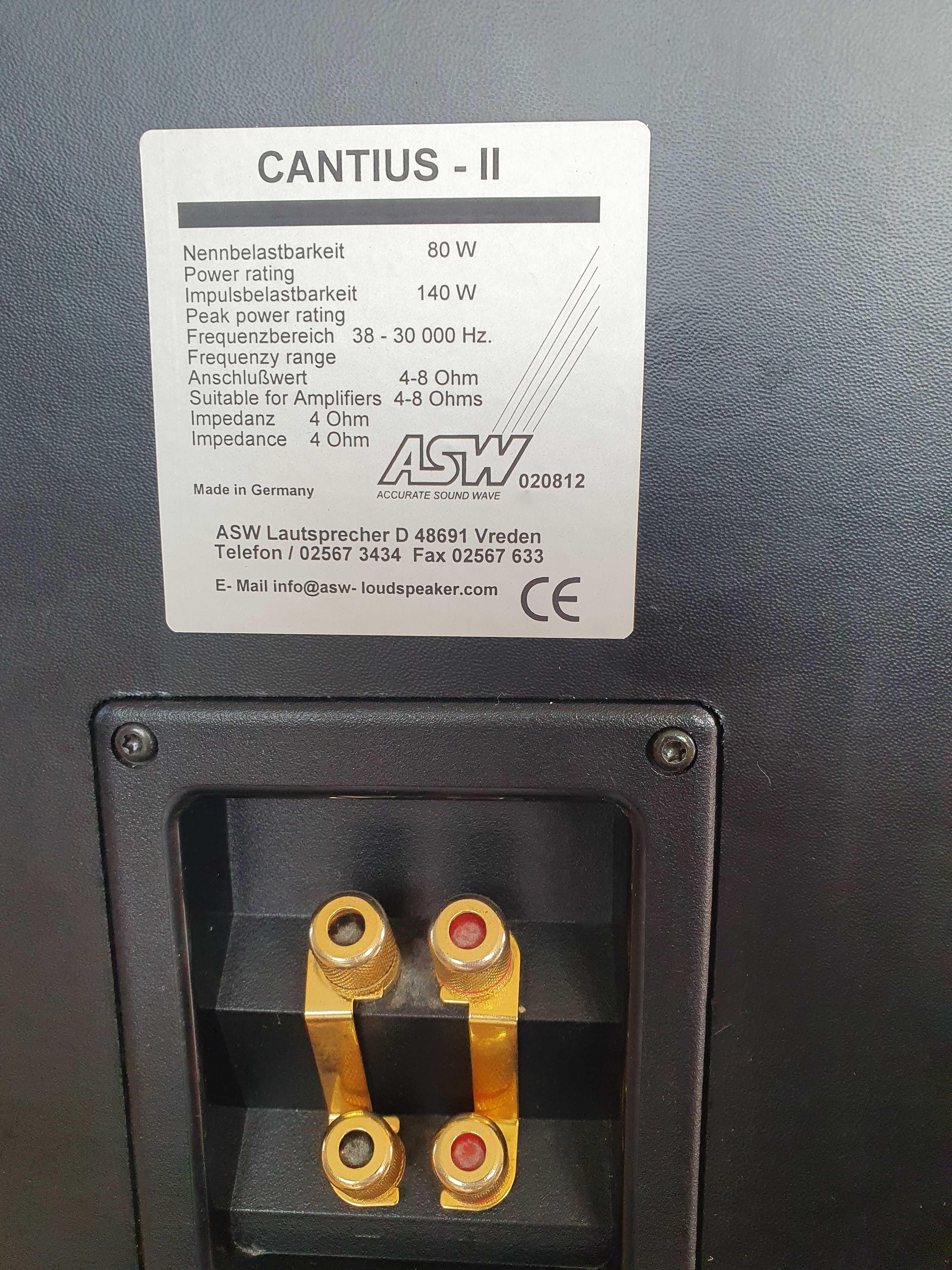 ASW AC1 + CHORUS 1200 + Cantius 2