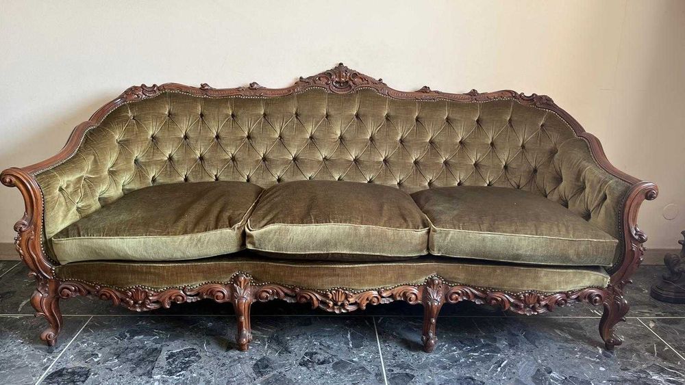 Set Mobilier Baroc Sufragerie lemn masiv Italia