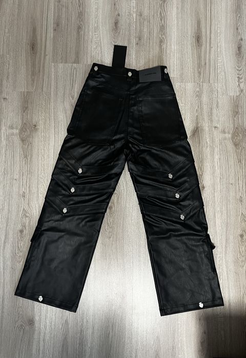 Alexander Spade Knight Leather Pants