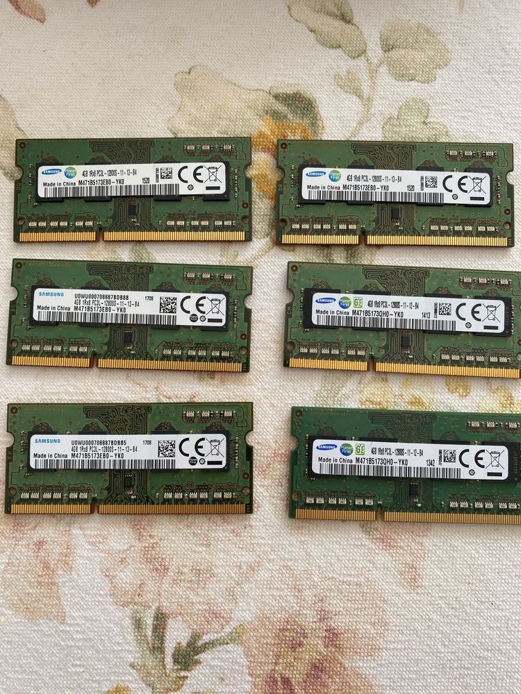Memorii RAM 4 GB DDR3 L Samsung