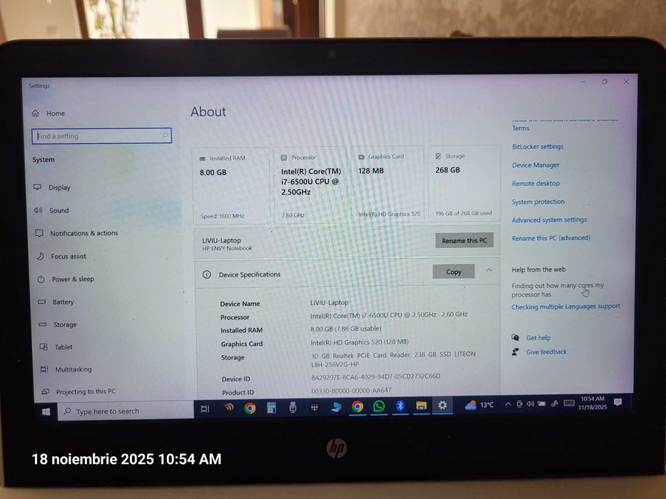 Ultrabook - HP ENVY , 14", 8Gb RAM