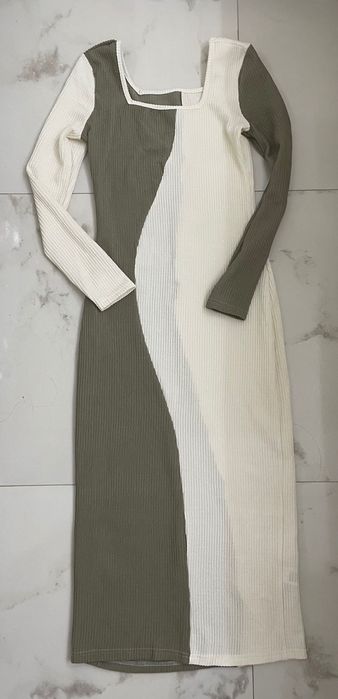 Двуцветна рокля Shein