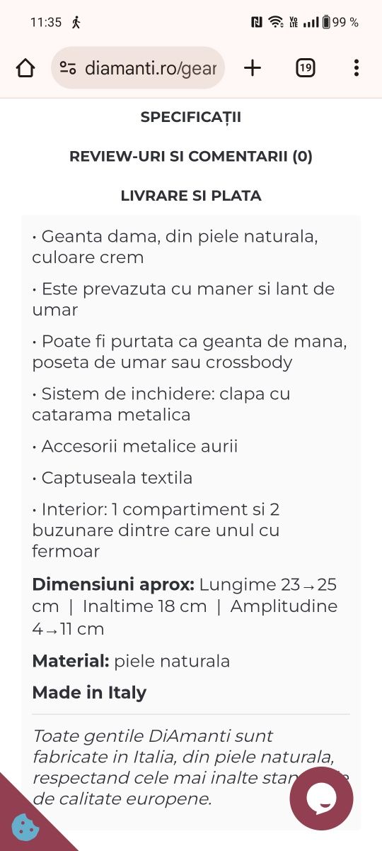 Geantă piele DiAmanti
