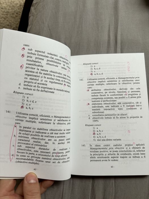 culegere teste grila Management