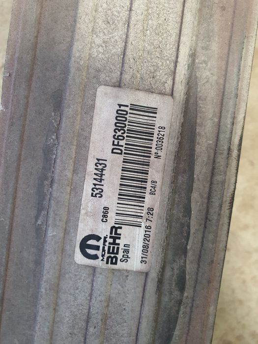 Set radiatoare citroen jumper