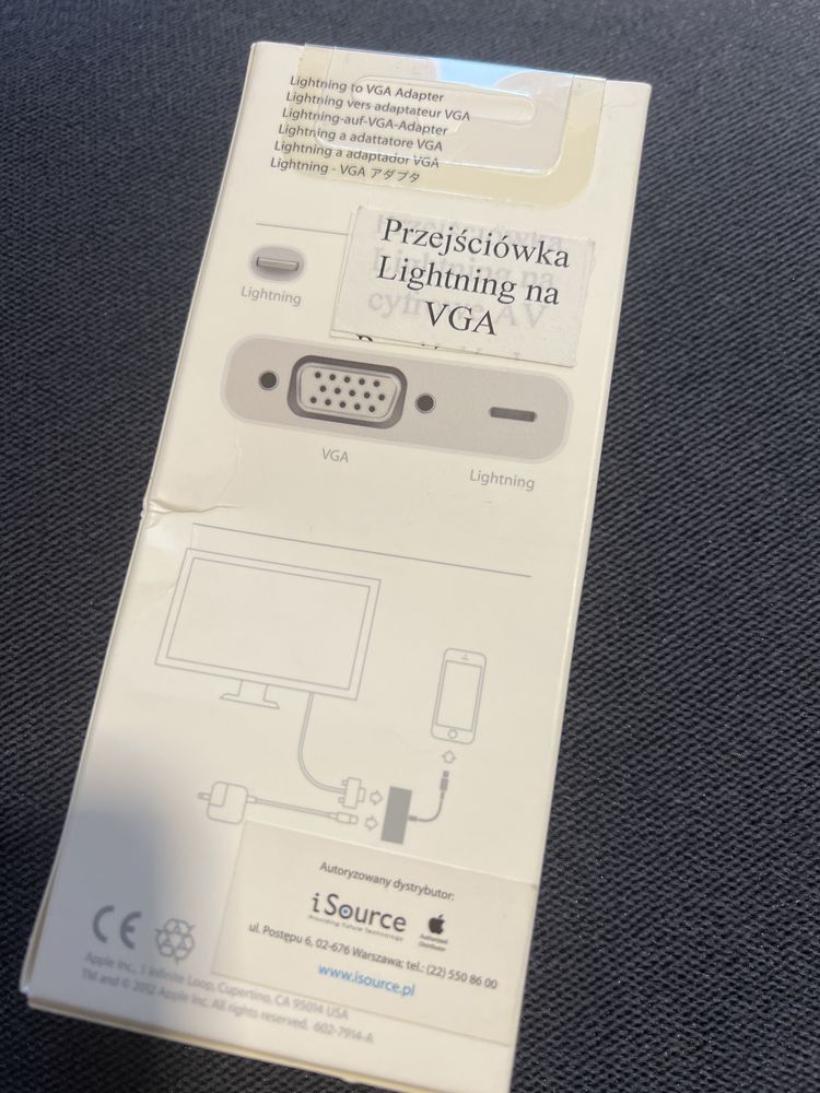Adaptor Lightning to VGA Apple