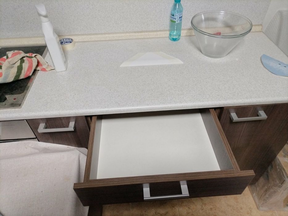 Кухня пдч / стъкло венге