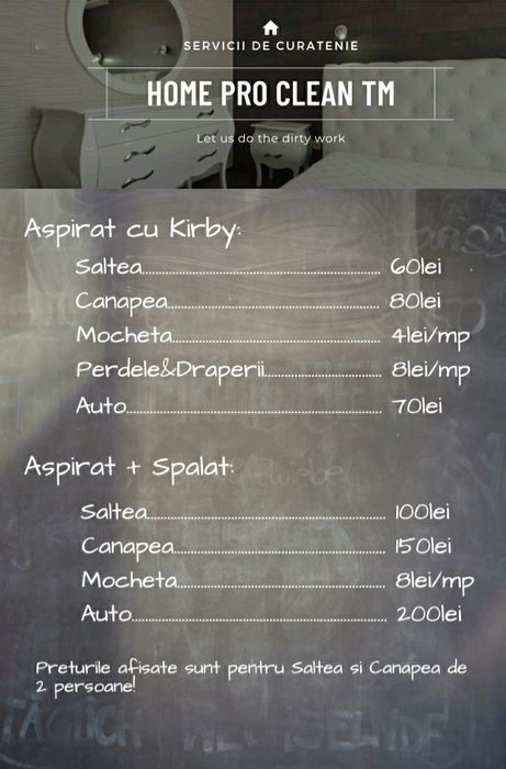 Aspirat si spalat saltea, canapea si mocheta cu Kirby