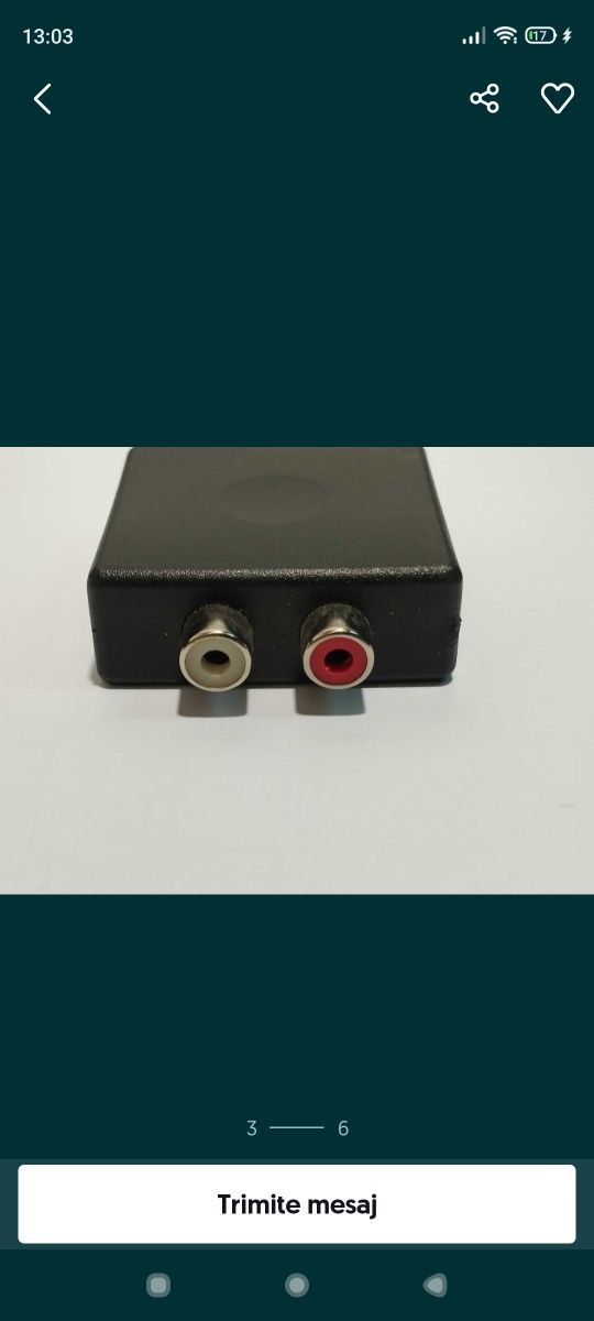 Adaptor boxe sisteme audio 5.1 Logitech Genius convertor