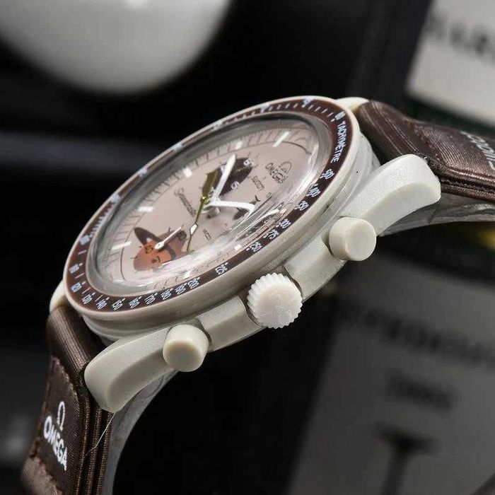 Ceas SWATCH X OMEGA MISSION TO SATURN -Chronograf Superb Nou 2025 !!