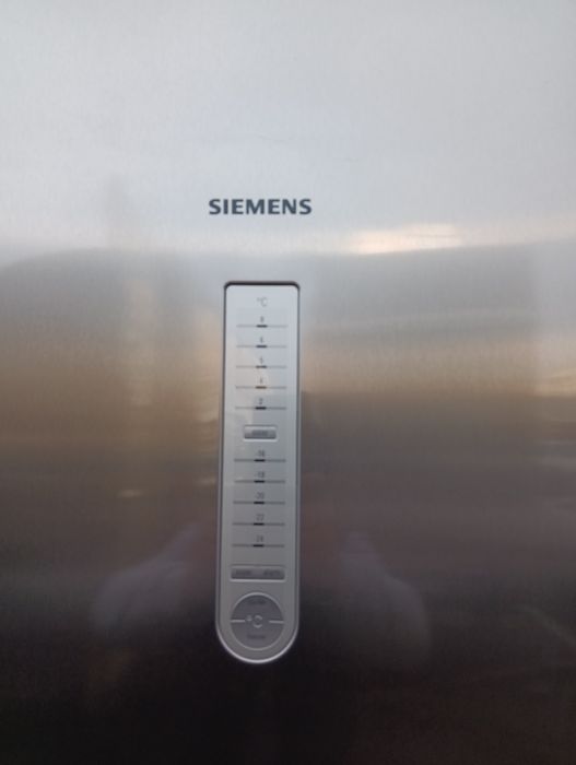 Иноксов комбиниран хладилник с фризер Сименс Siemens 2години Гаранция!